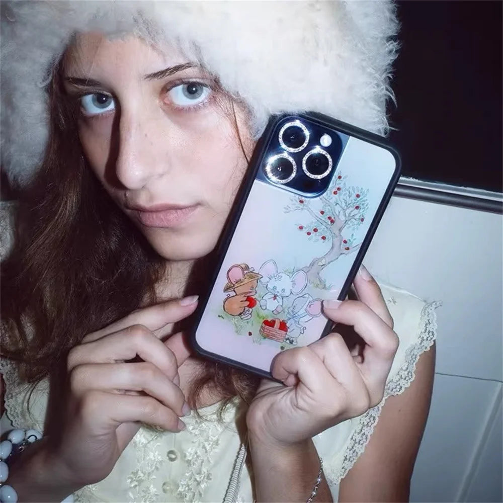 Wildflower Phone Case Cute strawberry for iPhone 15 Pro 16 plus 16 14 13 Pro Max 12 WF National flag Deer swan Cartoon Cover Wildflower Phone Case Cute strawberry for iPhone 15 Pro 16 plus 16 14 13 Pro Max 12 WF National flag Deer swan Cartoon Cover